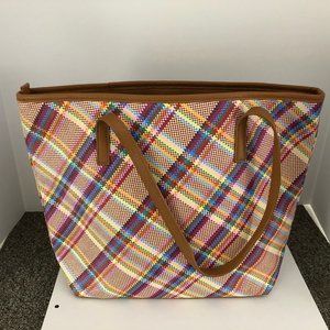 Tote Bag:  Talbot's Plaid